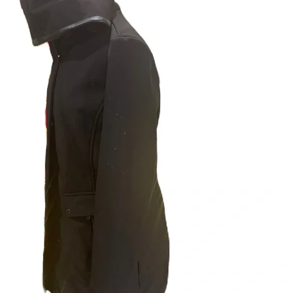 Badgley Mischka Black Paneled Thermotech Jacket - Picture 5 of 16